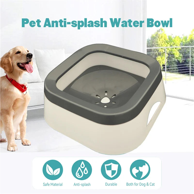Water Bowl Anti-Spilling Dispenser 1.5L