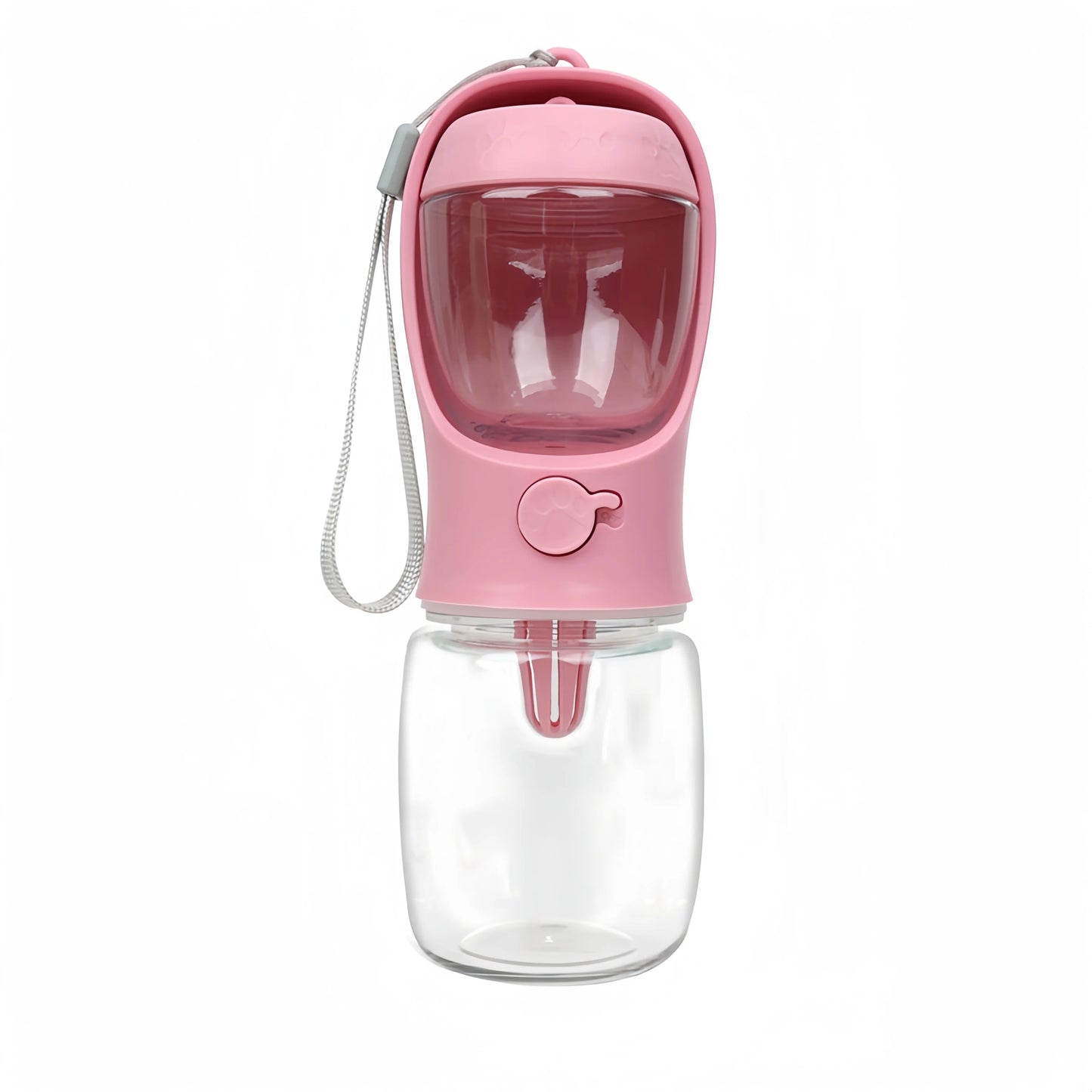 Portable Water Bottle with Food Container for cats and dogs