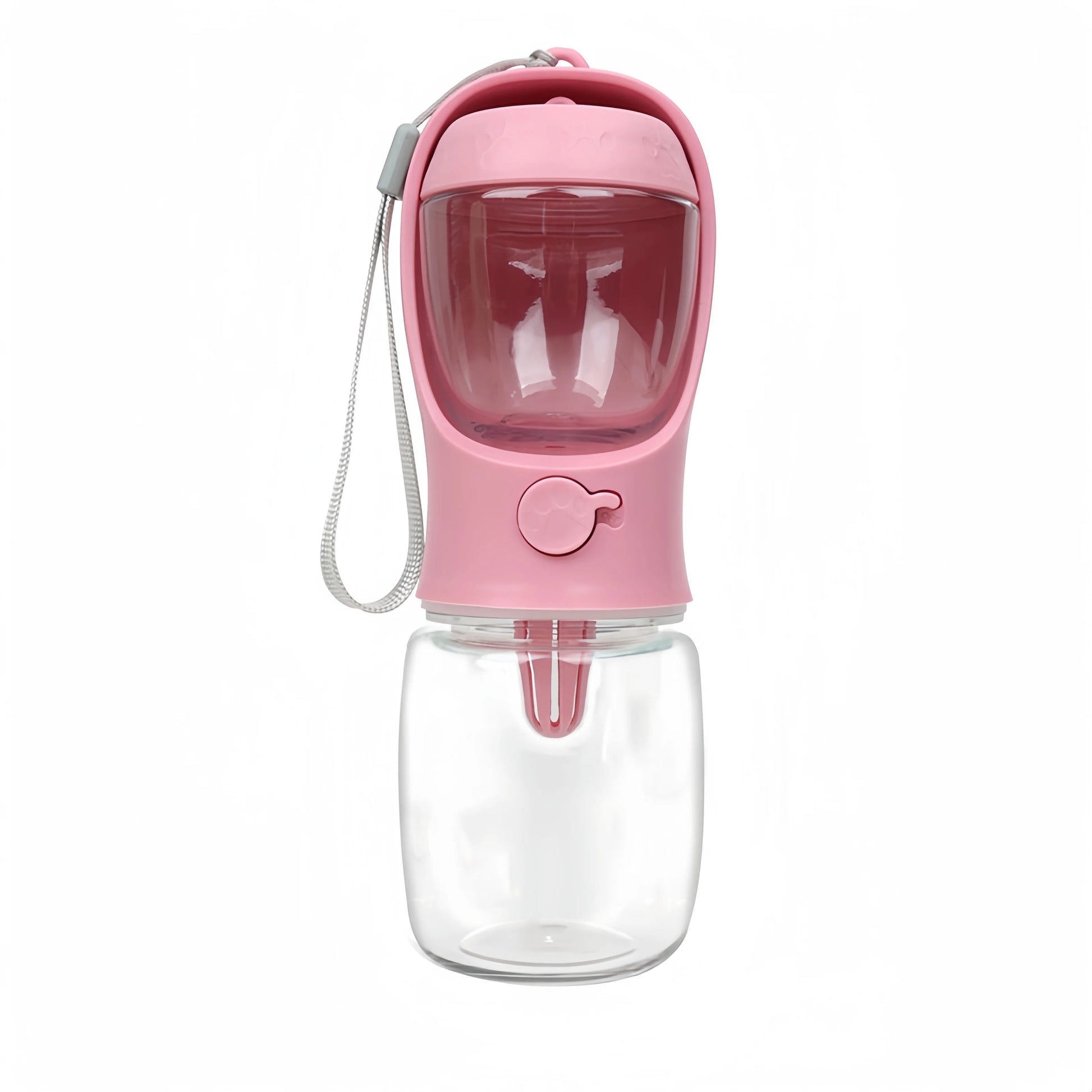 Portable Water Bottle with Food Container for cats and dogs