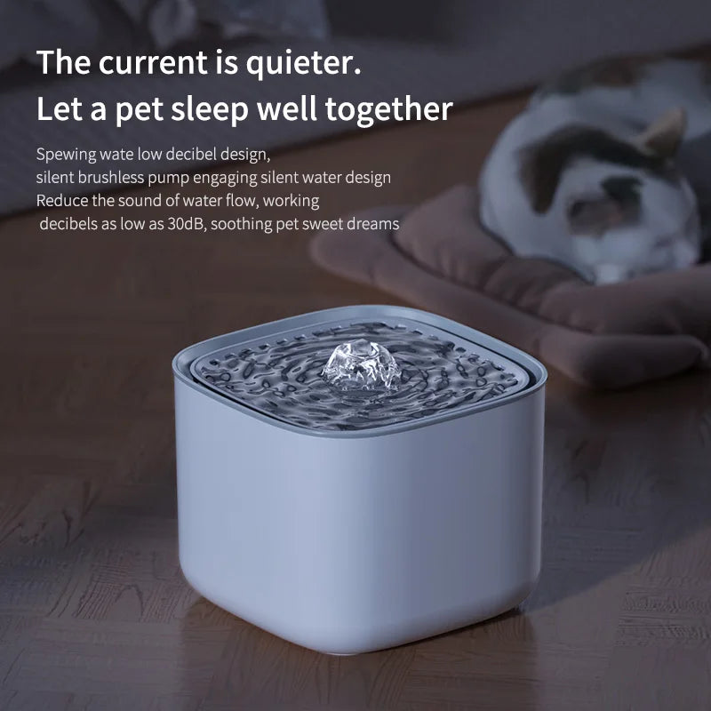 Cat Water Fountain Auto Filter 3L