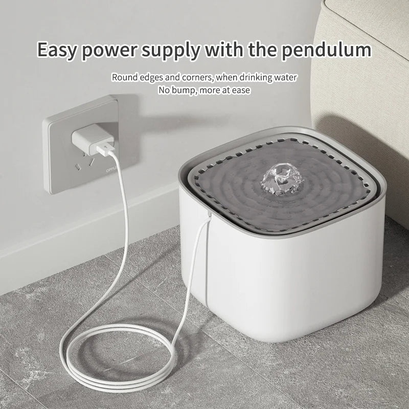 Cat Water Fountain Auto Filter 3L