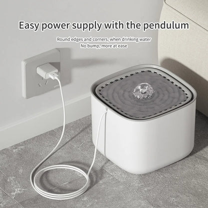 Cat Water Fountain Auto Filter 3L
